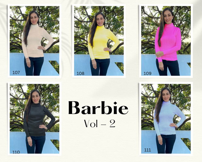 Fabzoo Barbie 2 Winter Wear Wholesale Ladies Top Catalog
